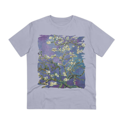 Van Gogh's Almond blossom (1890) - Purple Fine Art Print Organic Cotton T-Shirt Unisex