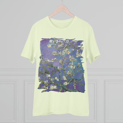 Van Gogh's Almond blossom (1890) - Purple Fine Art Print Organic Cotton T-Shirt Unisex