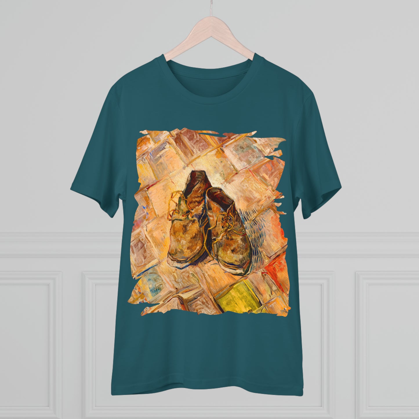 Van Gogh's Shoes (1888) - Original Fine Art Print Organic Cotton T-Shirt Unisex