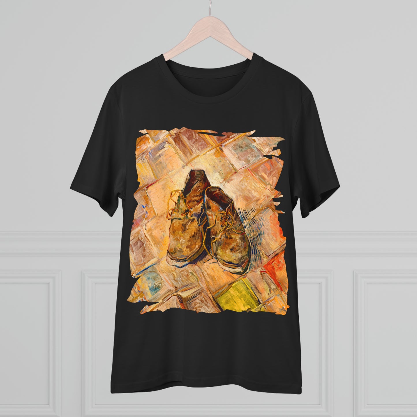 Van Gogh's Shoes (1888) - Original Fine Art Print Organic Cotton T-Shirt Unisex