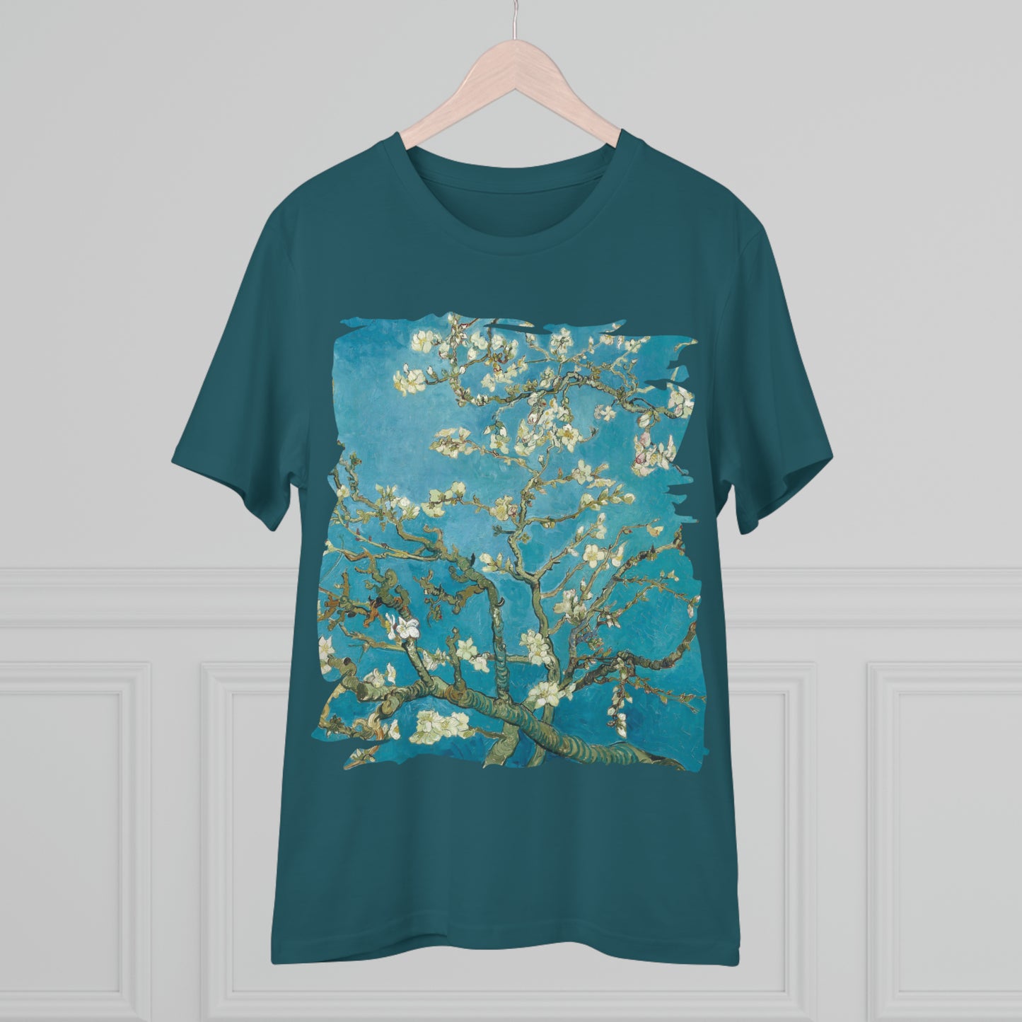 Van Gogh's Almond blossom (1890) - Original Fine Art Print Organic Cotton T-Shirt Unisex