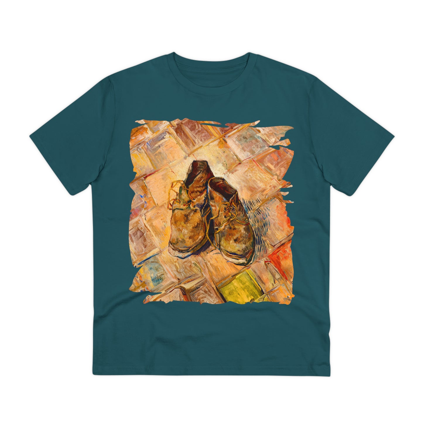 Van Gogh's Shoes (1888) - Original Fine Art Print Organic Cotton T-Shirt Unisex