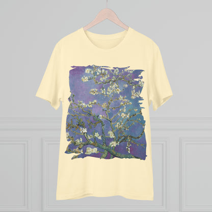 Van Gogh's Almond blossom (1890) - Purple Fine Art Print Organic Cotton T-Shirt Unisex