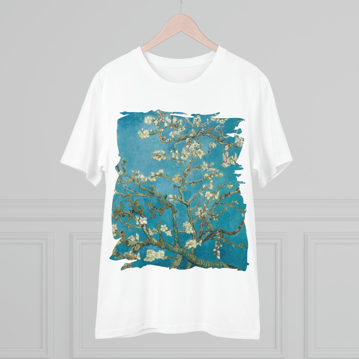 Van Gogh's Almond blossom (1890) - Original Fine Art Print Organic Cotton T-Shirt Unisex