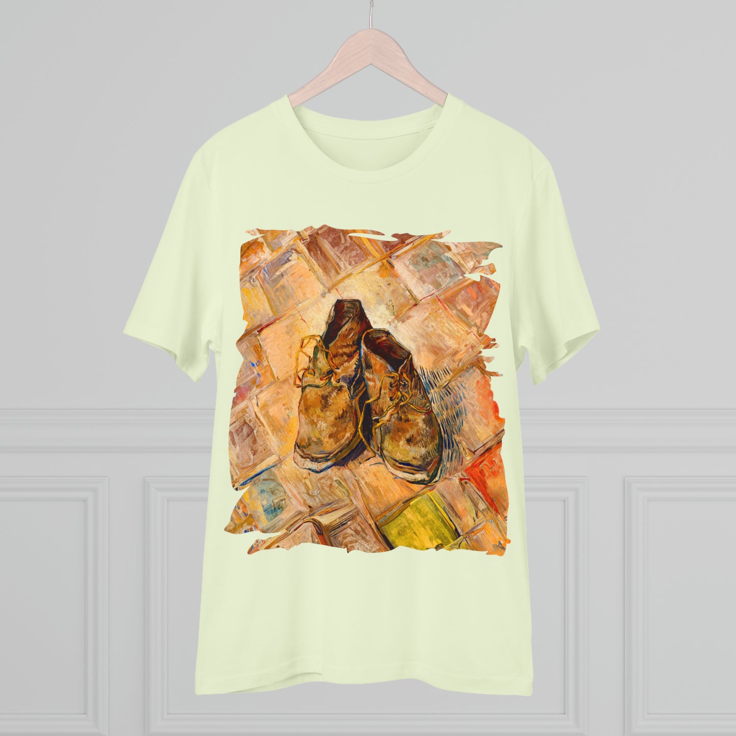 Van Gogh's Shoes (1888) - Original Fine Art Print Organic Cotton T-Shirt Unisex