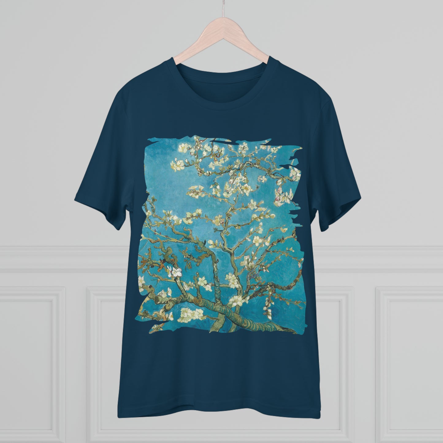 Van Gogh's Almond blossom (1890) - Original Fine Art Print Organic Cotton T-Shirt Unisex