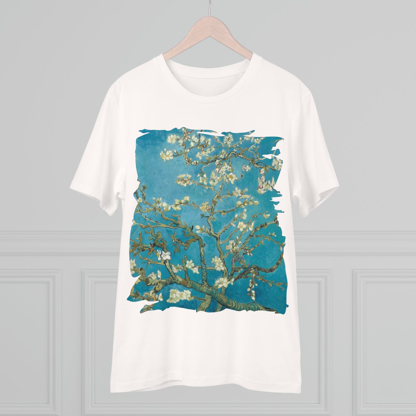 Van Gogh's Almond blossom (1890) - Original Fine Art Print Organic Cotton T-Shirt Unisex