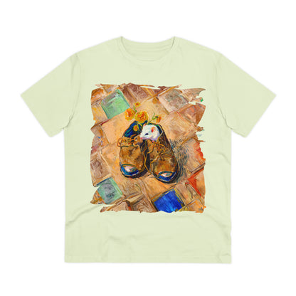 Van Gogh's Shoes (1888) - Mouse in the shoe Fine Art Print Organic Cotton T-Shirt Unisex