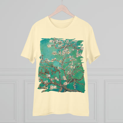 Van Gogh's Almond blossom (1890) - Green Fine Art Print Organic Cotton T-Shirt Unisex