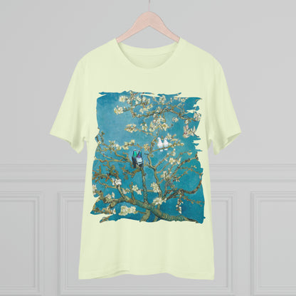 Van Gogh's Almond blossom (1890) - Lovebirds Fine Art Print Organic Cotton T-Shirt Unisex