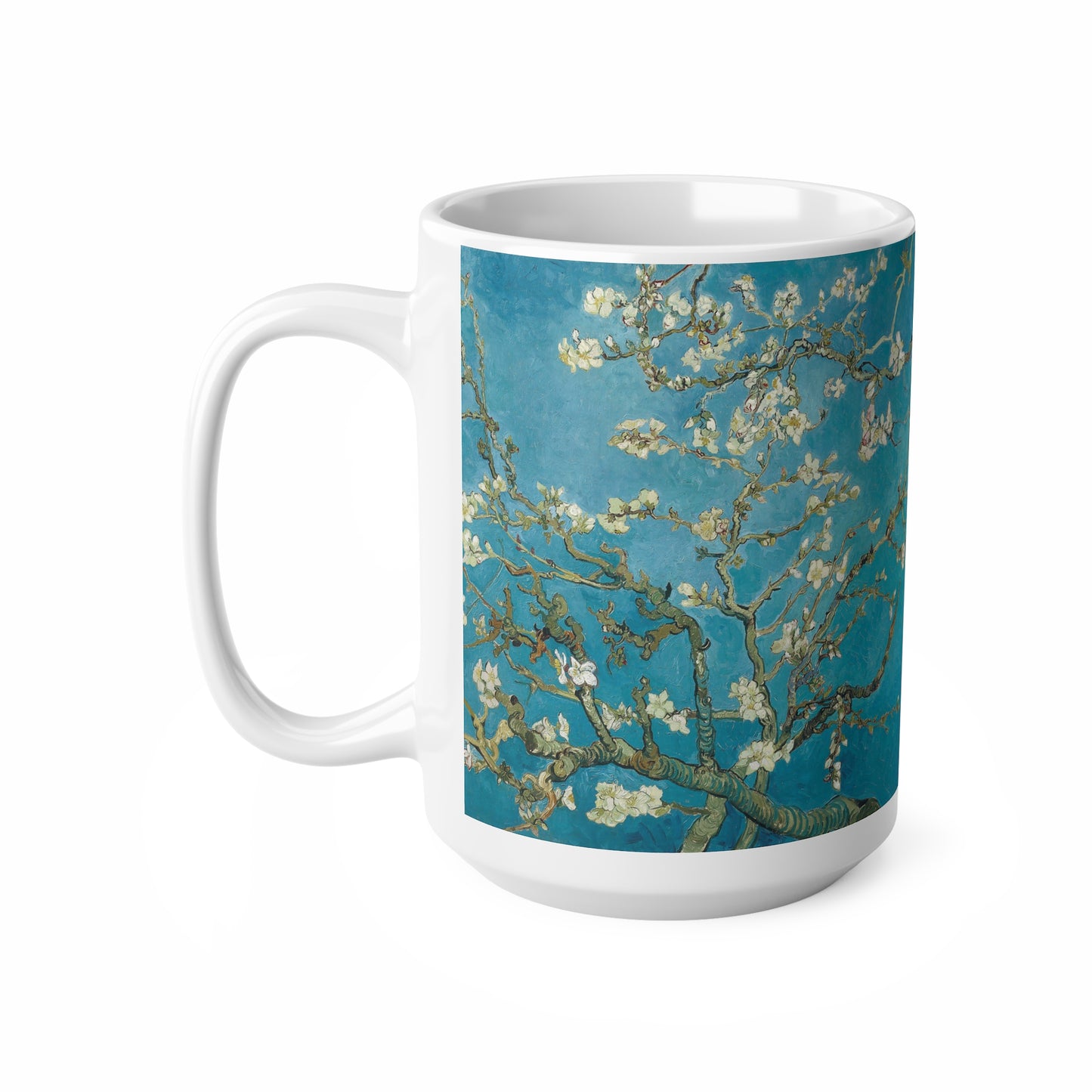 Van Gogh's Almond blossom (1890) - Original Fine Art Print Ceramic Coffee Mugs, 11oz, 15oz