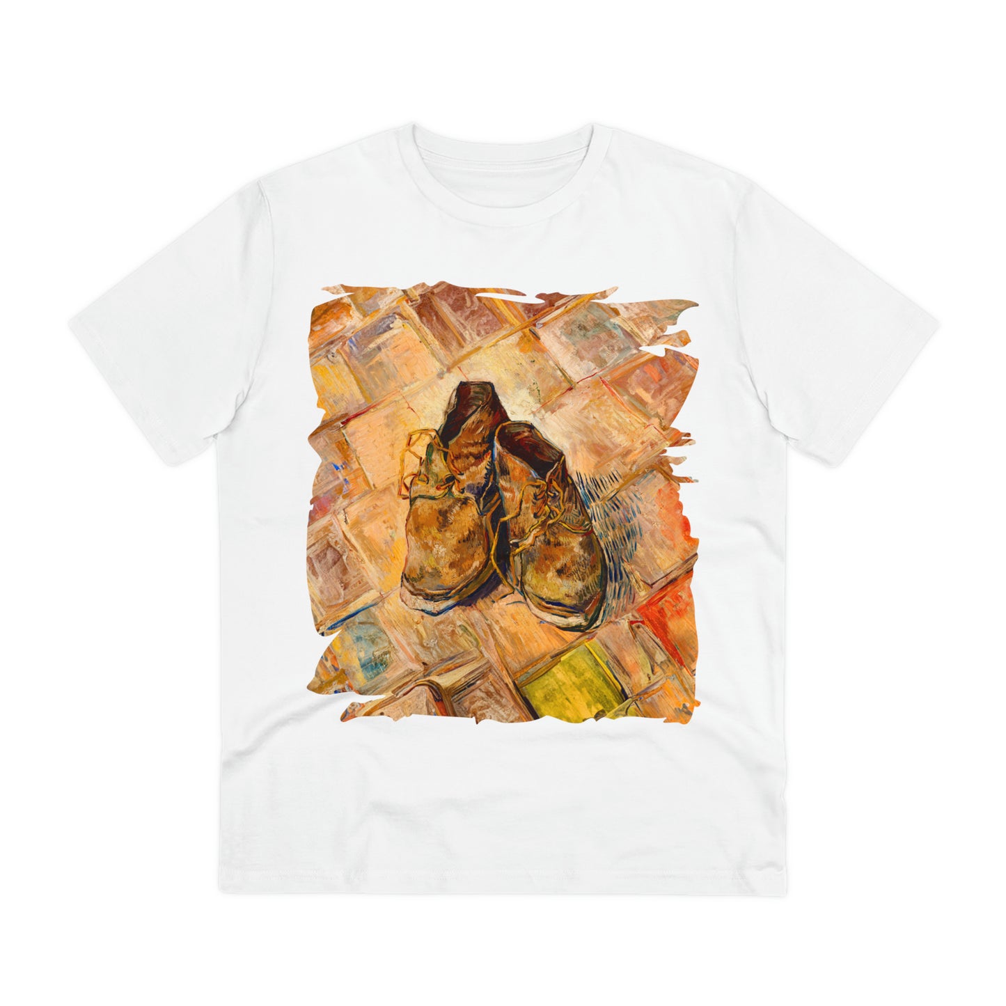 Van Gogh's Shoes (1888) - Original Fine Art Print Organic Cotton T-Shirt Unisex