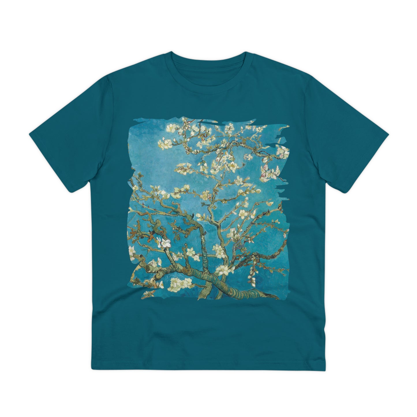 Van Gogh's Almond blossom (1890) - Original Fine Art Print Organic Cotton T-Shirt Unisex